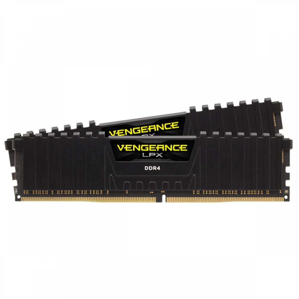 DIMM DDR4 16 GB Kit 3200MHz Corsair Vengeance LPX, CMK16GX4M2E3200C16, CL 16-20-20-38, black