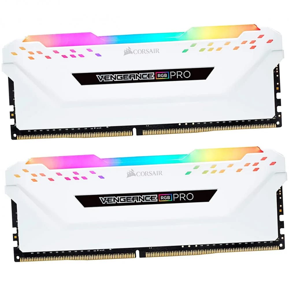 DIMM DDR4 32 GB kit 3200MHz Corsair Vengeance RGB PRO, CMW32GX4M2E3200C16W (2x16GB), 16-20-20-38