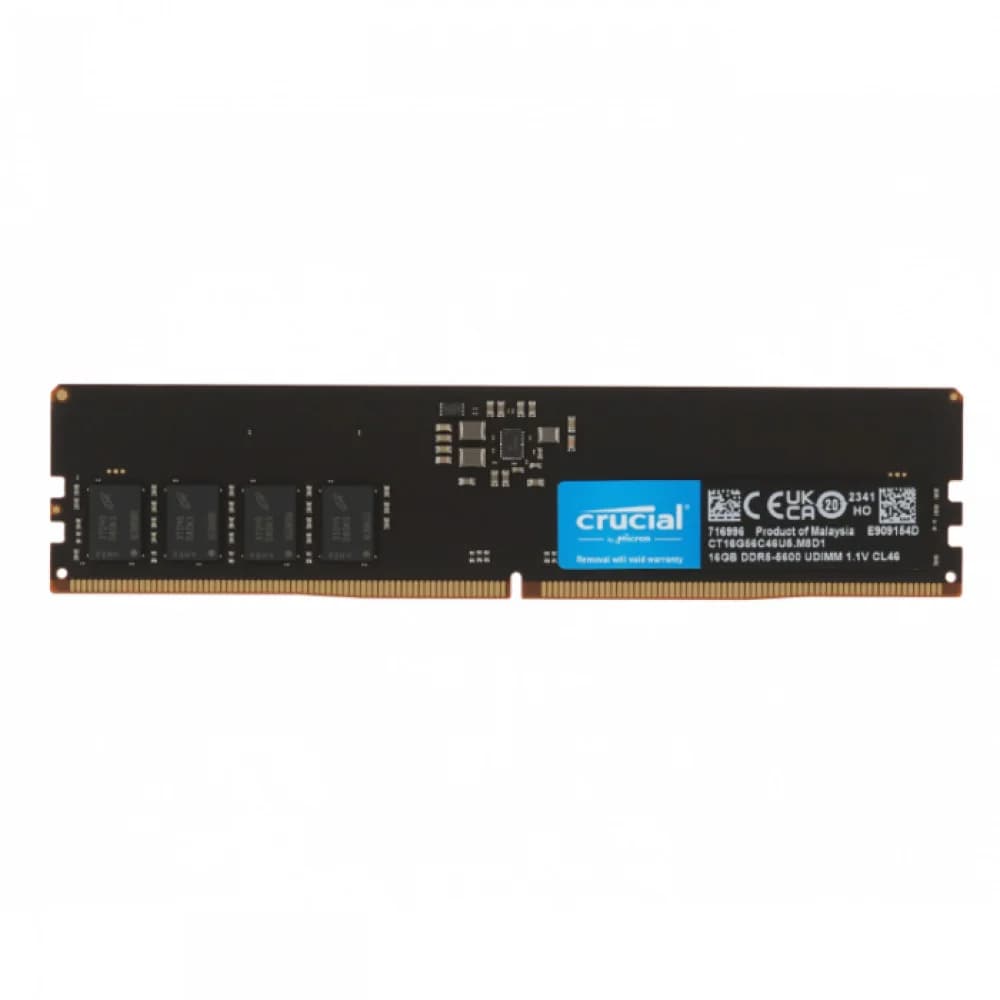 Модуль оперативной памяти Crucial PRO DIMM DDR5, 16Gb, 5600Mts, CL46, 1.1v, with Heatsink, CP16G56C46U5