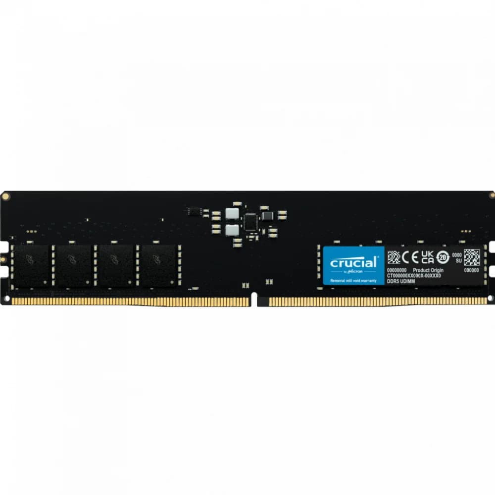 Модуль памяти Crucial 16GB DDR5 5600 DIMM CT16G56C46U5 CL46, 1.1V,