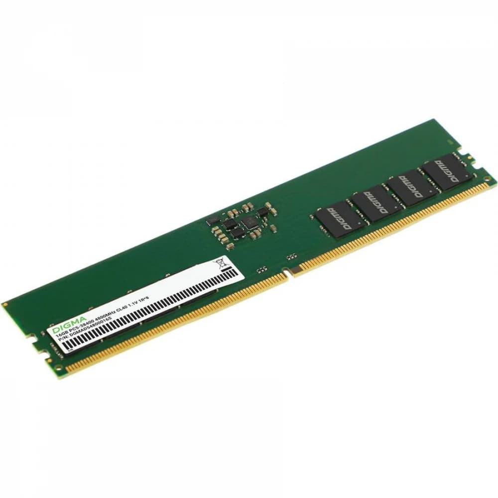 Память DDR5 32GB 4800MHz Digma DGMAD54800032D RTL PC5-38400 CL40 DIMM 288-pin 1.1В dual rank Ret