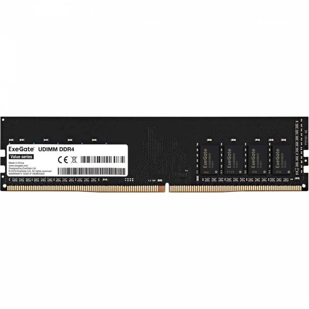 Exegate EX283083RUS Модуль памяти ExeGate Value DIMM DDR4 16GB 2666MHz
