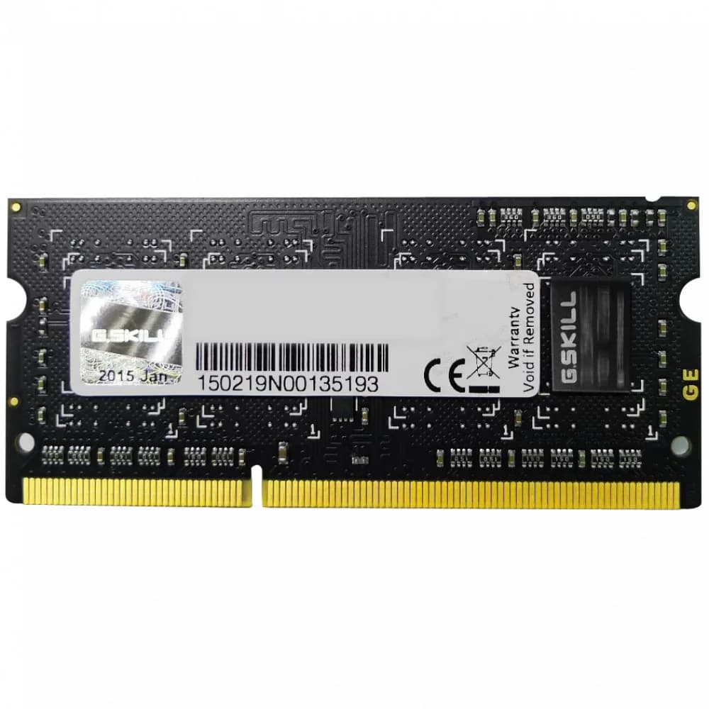 Модуль памяти для ноутбука, G.SKILL, F3-12800CL11S-4GBSQ, DDR3, 4GB, SO-DIMM