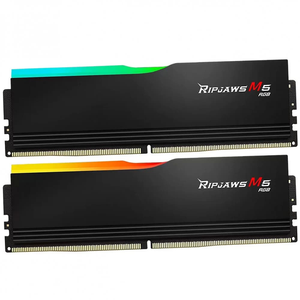 DIMM DDR5 32 GB kit 6000MHz G.Skill RipJaws M5 RGB, F5-6000J3636F16GX2-RM5RK, (2x16GB),36-36-36-96