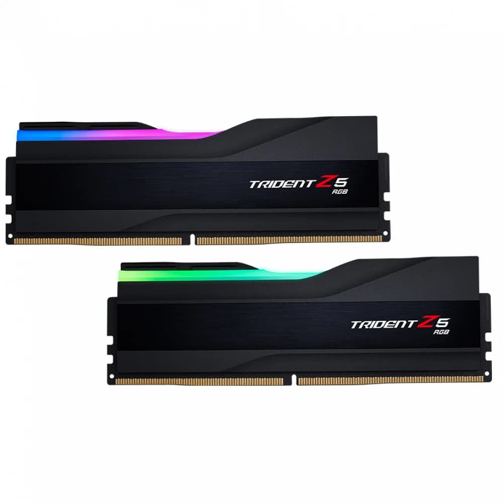 DIMM DDR5 32 GB kit 5600MHz G.Skill Trident Z5 RGB, F5-5600J4040C16GX2-TZ5RK,(2x16GB), 40-40-40-89