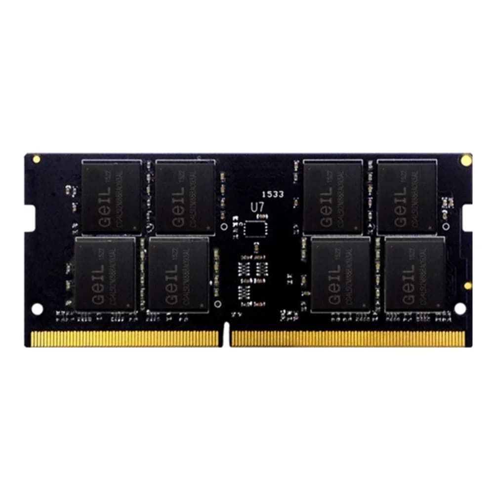 Оперативная память для ноутбука 16Gb DDR4 2400MHz GEIL PC4-19200 SO-DIMM 17-17-17-39 GS416GB2400C17SC Retail Pack