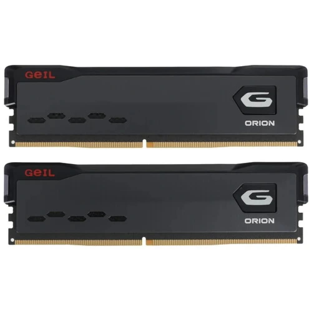 Оперативная память 16GB Kit (8GBx2) GEIL DDR4 2666MHz ORION PC4-21330 19-19-19-43 GOG416GB2666C19DC Titanium Grey (AMD)