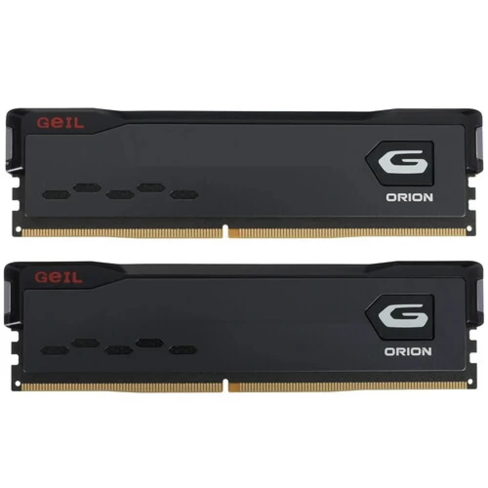 Оперативная память 32GB Kit (16GBx2) GEIL DDR4 2666MHz ORION PC4-21330 19-19-19-43 GOG432GB2666C19DC Titanium Grey (AMD)