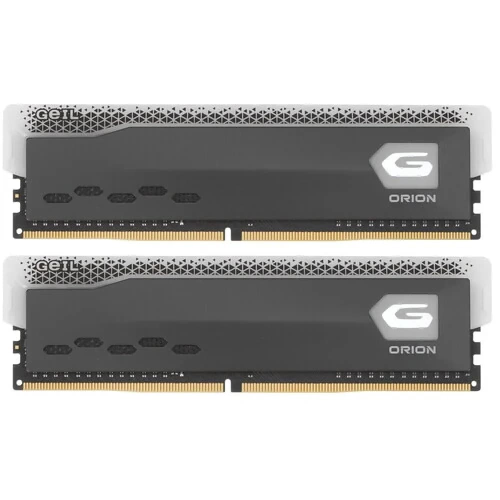 Оперативная память 16GB Kit (8GBx2) GEIL DDR4 3200MHz ORION RGB PC4-25600 16-20-20-40 GOSG416GB3200C16BDC Titanium Grey (AMD)