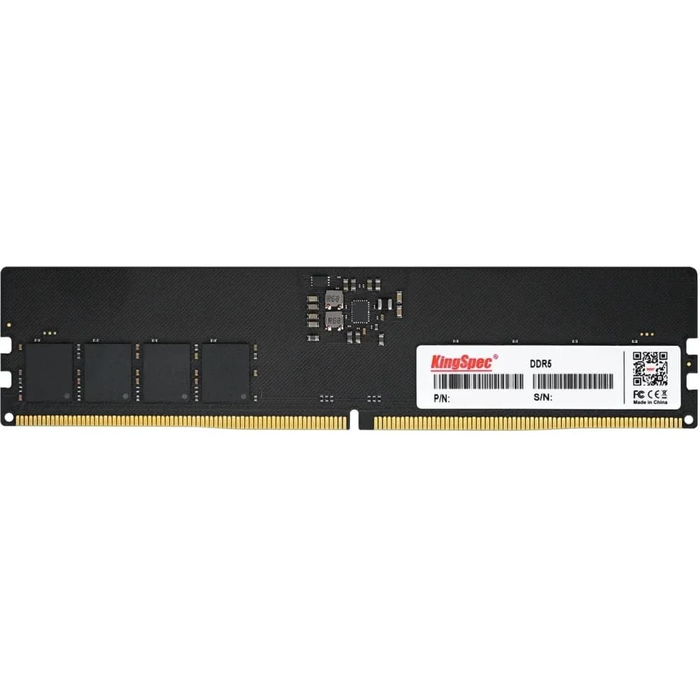 Память DDR5 16GB 6000MHz Kingspec KS6000D5P12516G RTL PC5-44800 CL46 DIMM 288-pin 1.25В single rank Ret