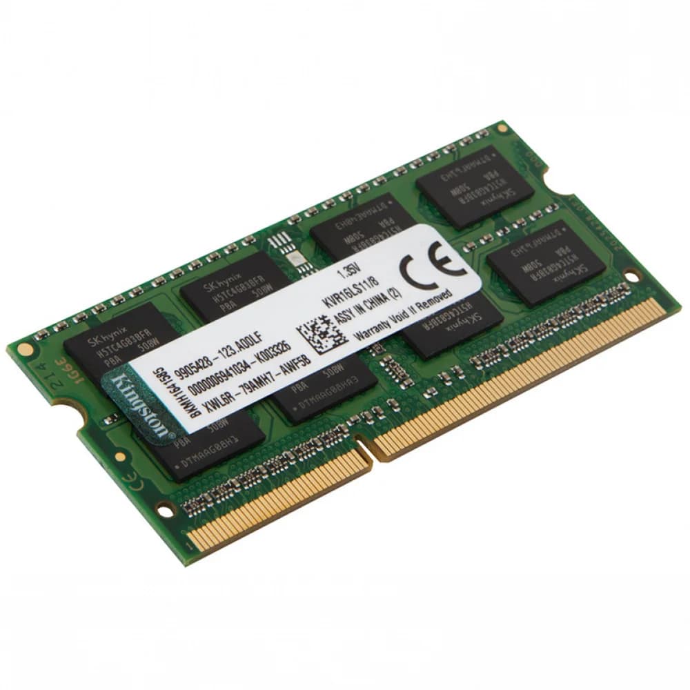 Память DDR3L 8Gb 1600MHz Kingston KVR16LS11/8WP VALUERAM RTL PC3-12800 CL11 SO-DIMM 204-pin 1.35В dual rank