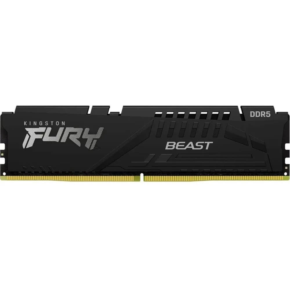 Память оперативная/ Kingston 32GB 6000MT/s DDR5 CL36 DIMM FURY Beast Black