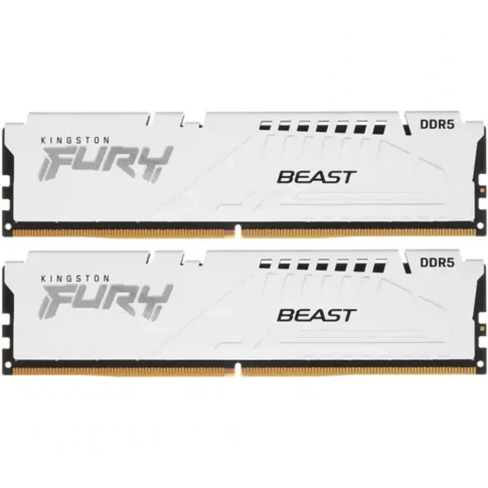 Комплект модулей памяти, Kingston, FURY Beast KF552C40BWK2-64 (Kit 2x32GB), DDR5, 64GB, CL40, DIMM