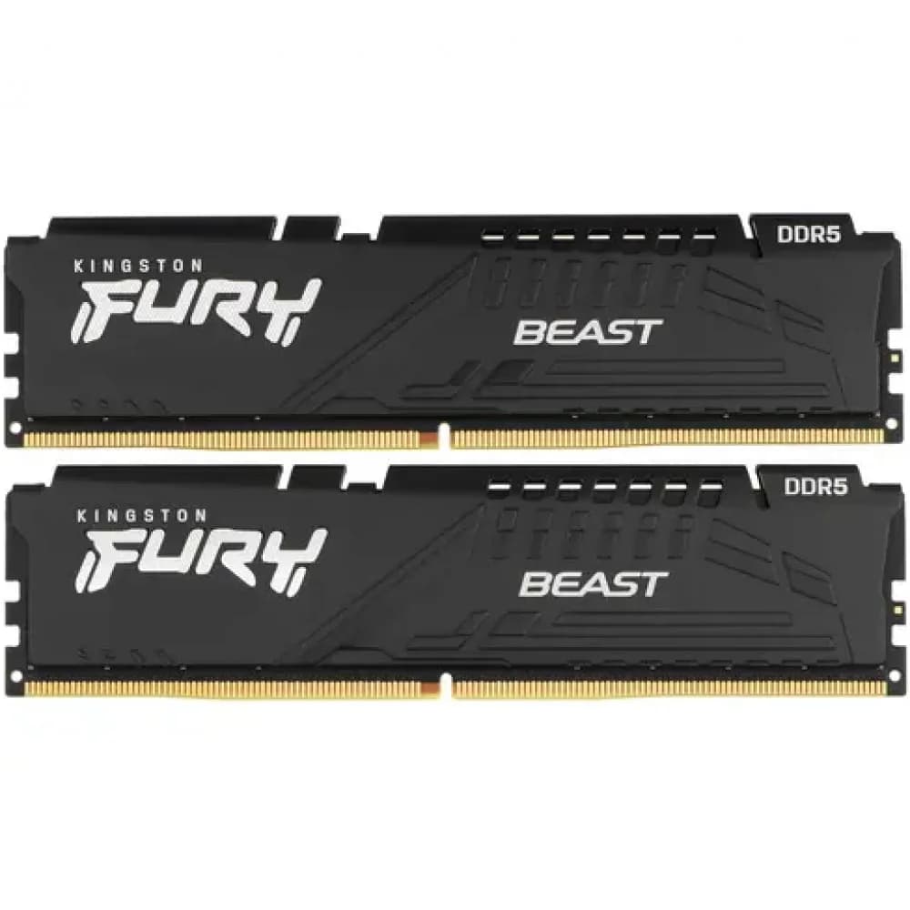 DIMM DDR5 64 GB kit 6000MHz Kingston Fury Beast (AMD), KF560C36BBEK2-64, (2x32GB) CL36