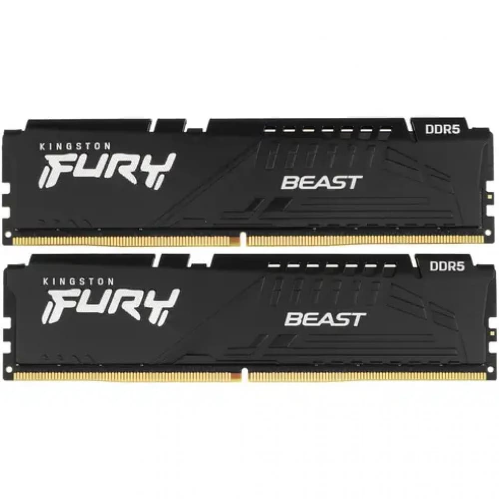 DIMM DDR5 64 GB kit 5600MHz Kingston Fury Beast (AMD), KF556C36BBEK2-64, (2x32GB) CL 36