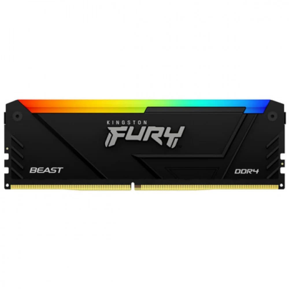 32GB DDR4 3600MHz DIMM FURY Beast Black RGB XMP KF436C18BB2A/32 CL18, 1.35V 288-pin Non-ECC