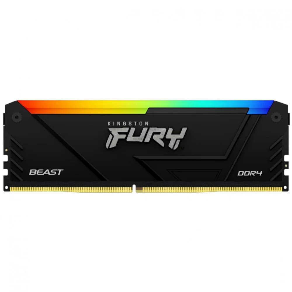 8GB DDR4 3600MHz DIMM FURY Beast Black RGB XMP KF436C17BB2A/8 CL17, 1.35V 288-pin Non-ECC