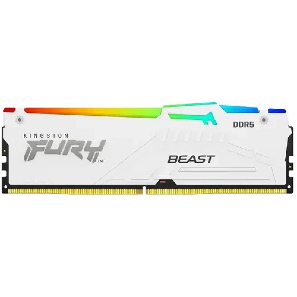 Память DDR5 32GB 6000MHz Kingston KF560C36BWEA-32 Fury Beast White Expo RTL PC5-48000 CL36 DIMM 288-pin 1.35В dual rank Ret