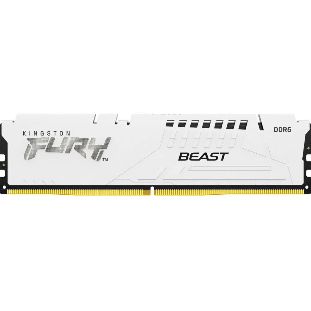 Память DDR5 32GB 6000MHz Kingston KF560C36BWE-32 Fury Beast White Expo RTL PC5-48000 CL36 DIMM 288-pin 1.35В dual rank Ret