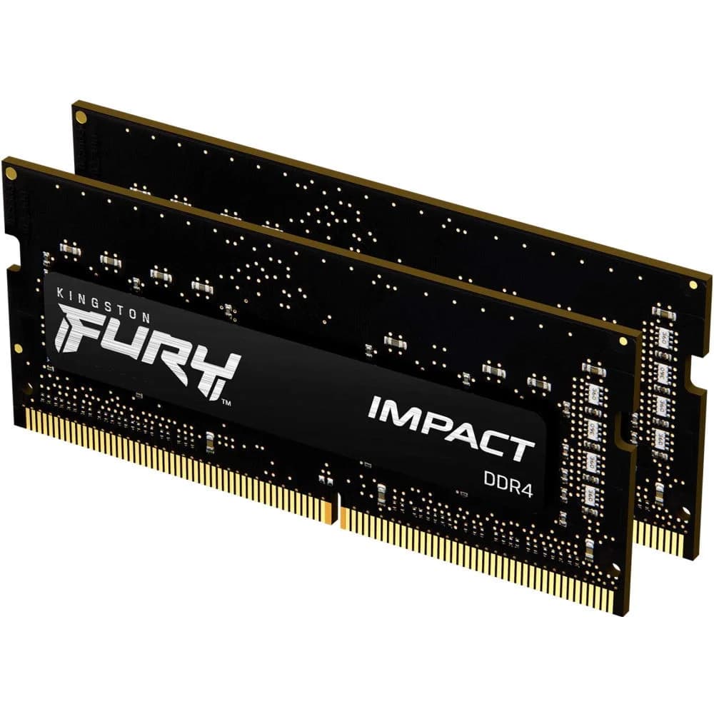 SO-DIMM DDR4 16 GB kit 3200MHz Kingston Fury Impact, KF432S20IBK2/16, (2x8GB), CL20