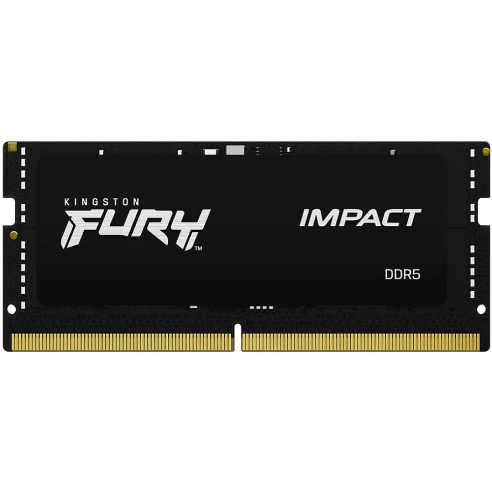 ОЗУ для ноутбука Kingston Fury Impact SO DIMM DDR5,16GB (16GBx1) 4800MT/s Non ECC SODIMM,1RX8,KF548S38IB-16
