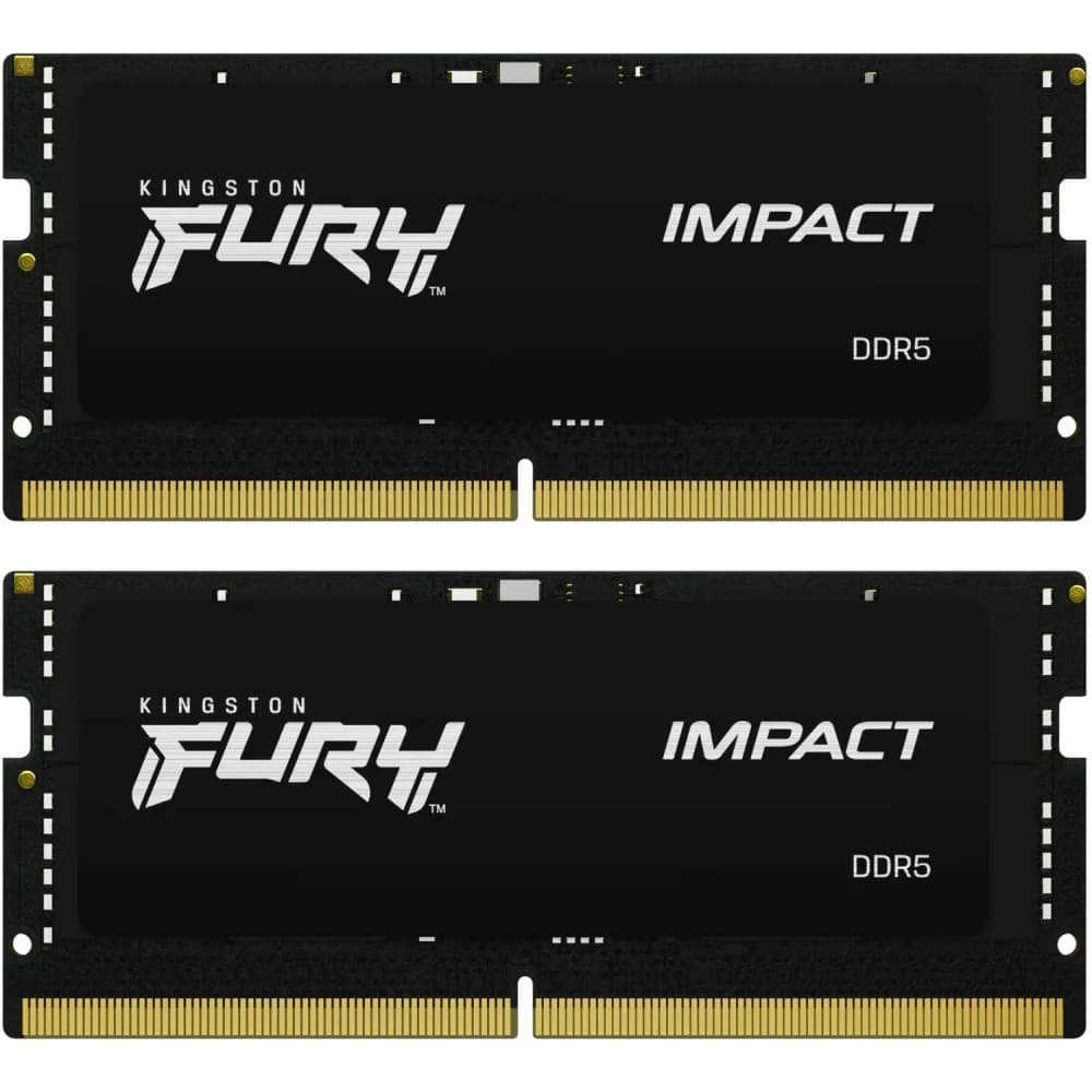 SO-DIMM DDR5 32 GB 6000MHz Kingston Fury Impact, KF560S38IBK2-32, CL38