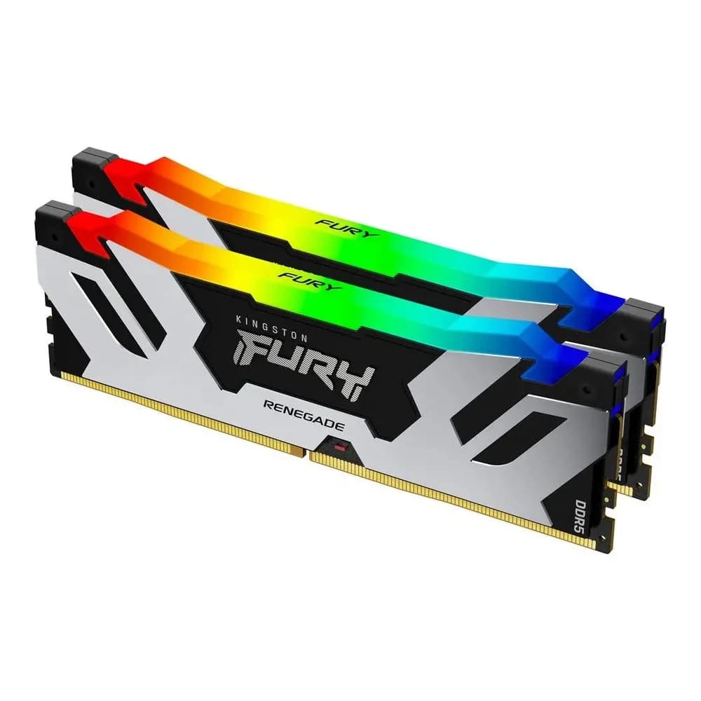 DIMM DDR5 32 GB kit 7200MHz Kingston Fury Renegade RGB, KF572C38RSAK2-32, (2x16GB), CL36