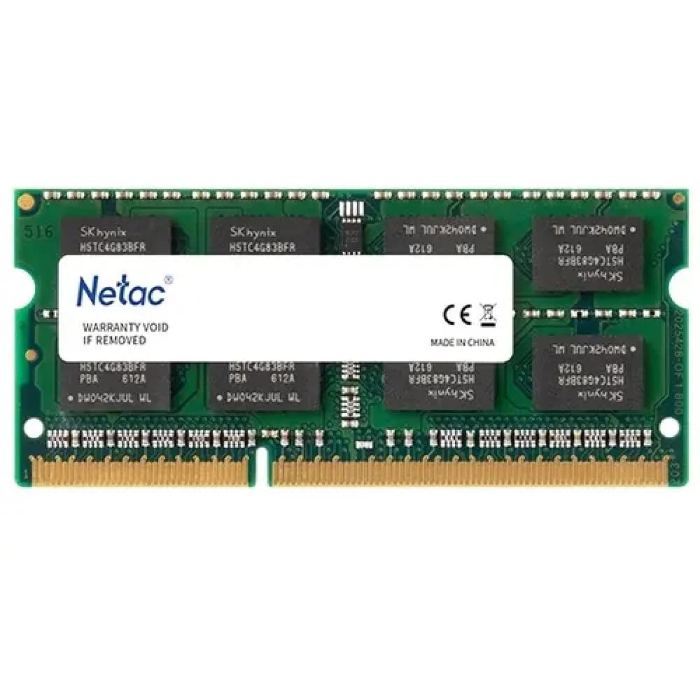 Память DDR3L 8Gb 1600MHz Netac NTBSD3N16SP-08 Basic RTL PC3-12800 CL11 SO-DIMM 204-pin 1.35В single rank Ret