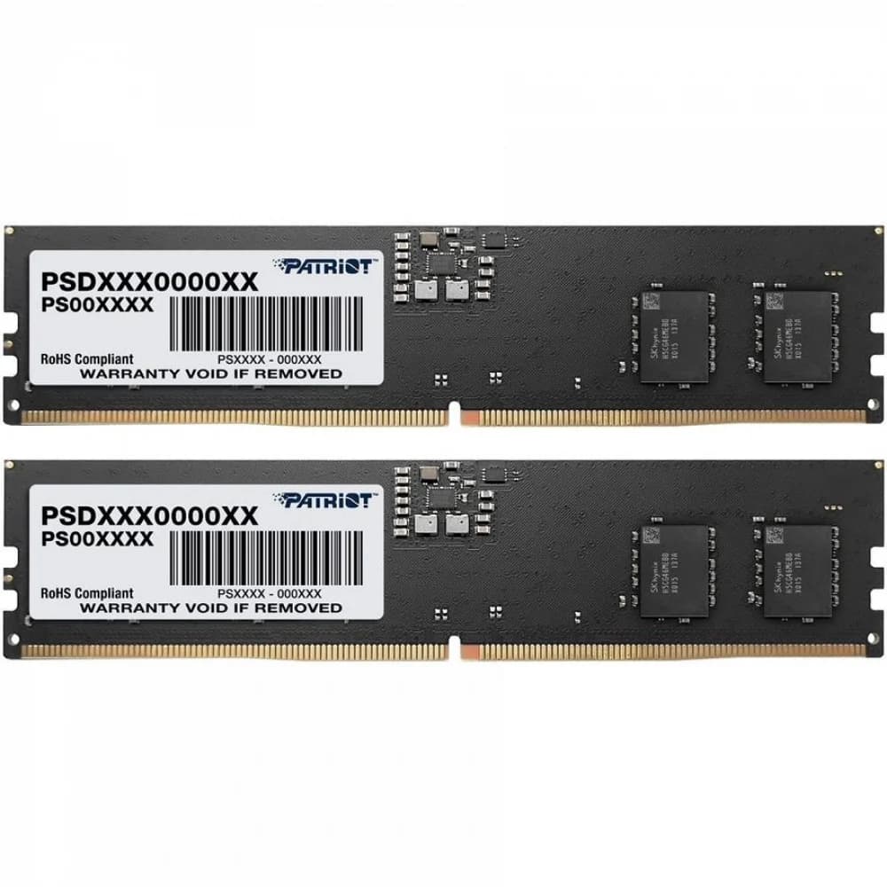 Память DDR5 2x16Gb 4800MHz Patriot PSD532G4800K Signature RTL PC5-38400 CL40 DIMM ECC 288-pin 1.1В