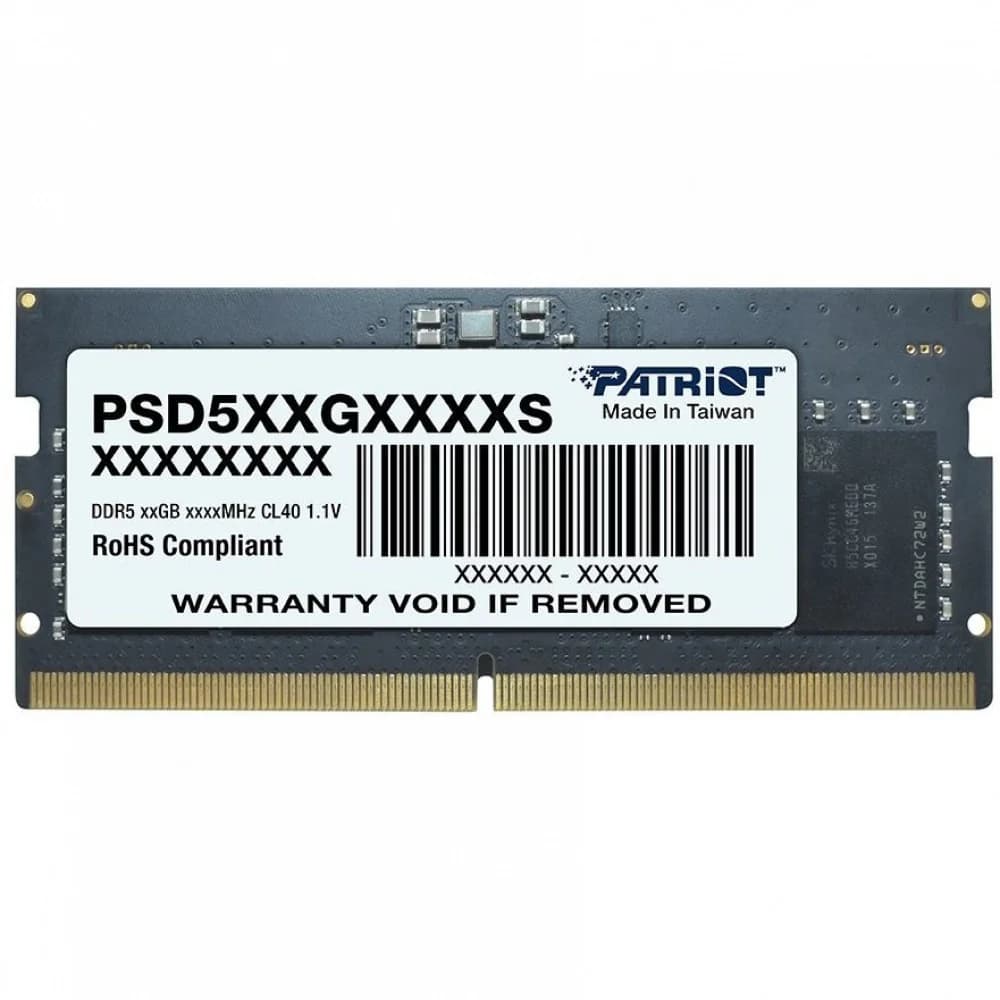 Память DDR5 32Gb 4800MHz Patriot PSD532G48002S RTL PC5-38400 CL40 SO-DIMM 260-pin 1.1В dual rank Ret
