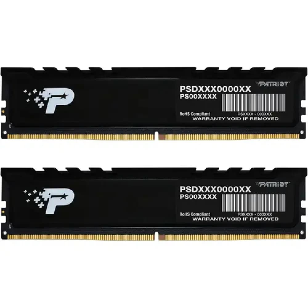 Память DDR5 2x16GB 5600MHz Patriot PSP532G5600KH1 Signature Premium RTL PC5-44800 CL46 DIMM 288-pin 1.1В kit single rank Ret