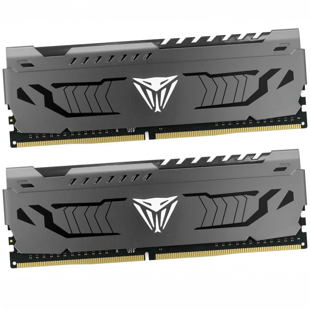Модуль памяти PATRIOT Viper Steel Gaming DDR4 Общий объём памяти 16Гб Module capacity 8Гб Количество 2 3200 МГц Множитель частоты шины 16 1.35 В PVS416G320C6K