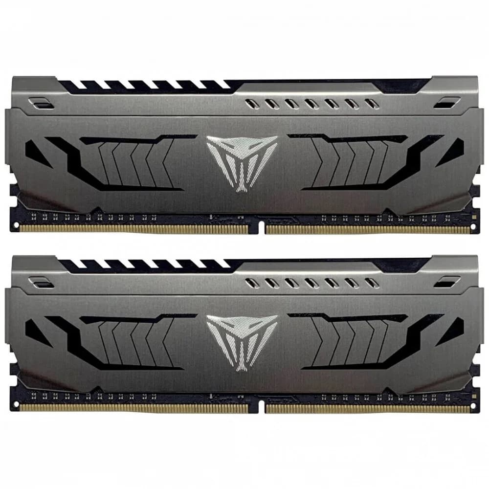Модуль памяти PATRIOT Viper Steel Gaming DDR4 Общий объём памяти 32Гб Module capacity 16Гб Количество 2 3200 МГц Множитель частоты шины 16 1.35 В PVS432G320C6K