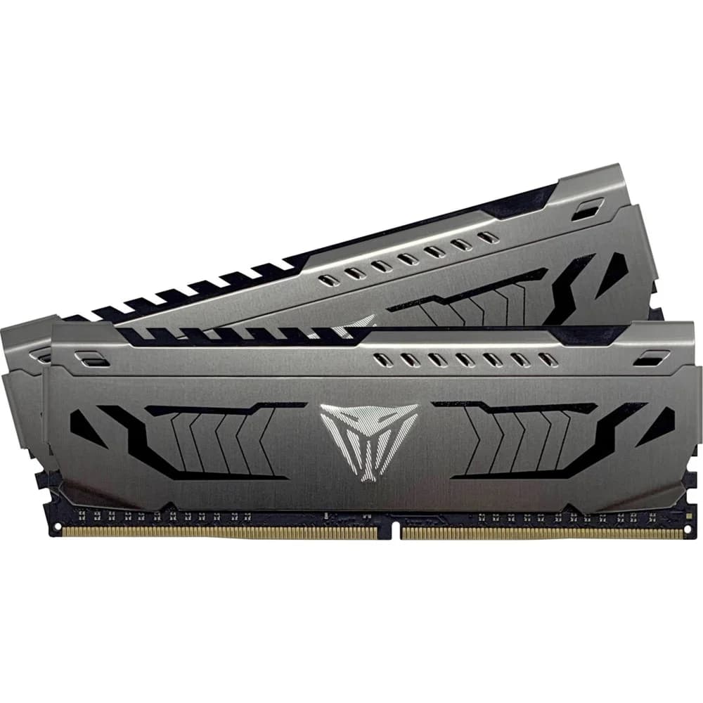 Модуль памяти PATRIOT Viper Steel Gaming DDR4 Общий объём памяти 64Гб Module capacity 32Гб Количество 2 3200 МГц Множитель частоты шины 16 1.35 В Steel PVS464G320C6K