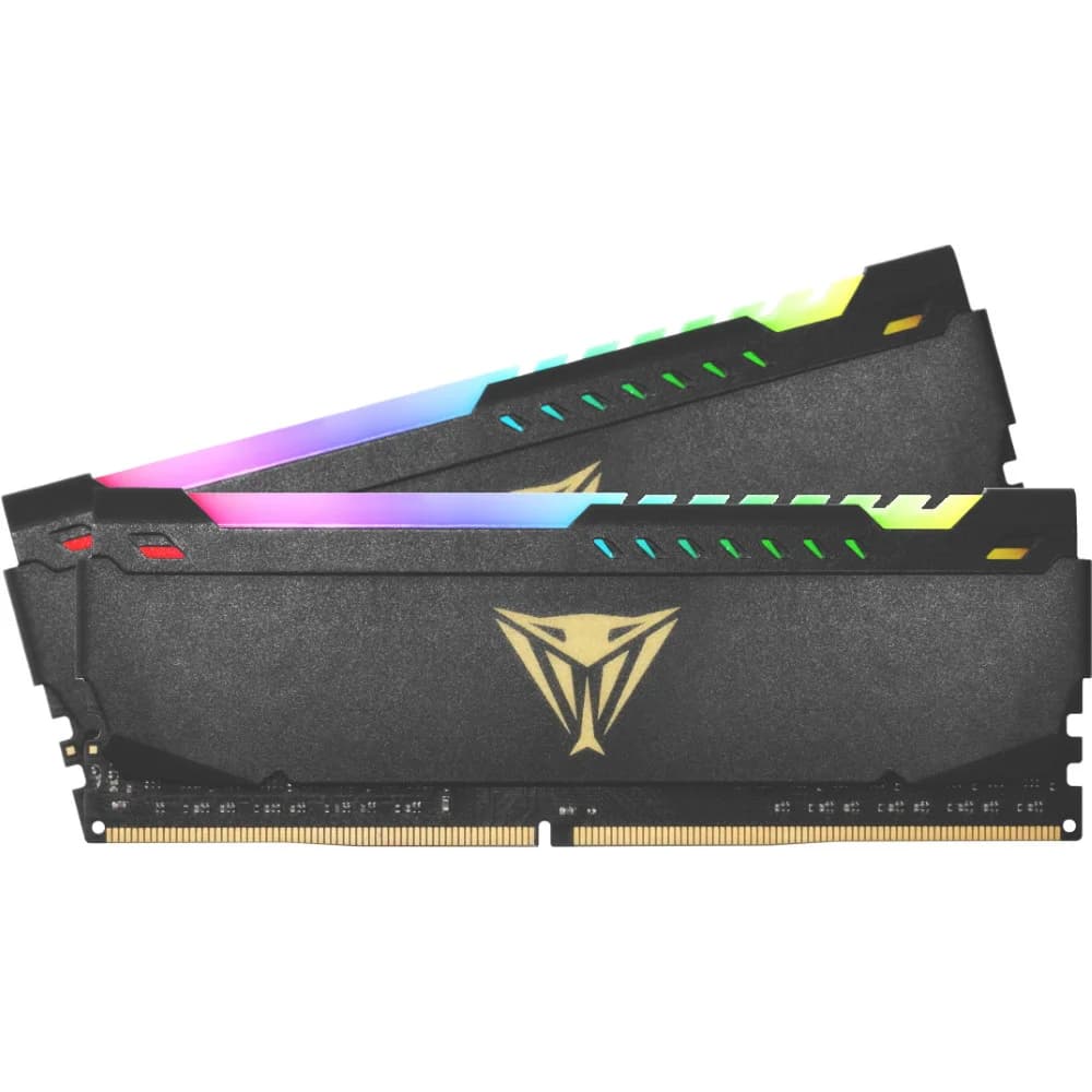 Модуль памяти Patriot Viper Steel RGB, PVSR432G360C0K, DDR4, 32 GB ,DIMM kit 3600MHz (2x16GB), CL20