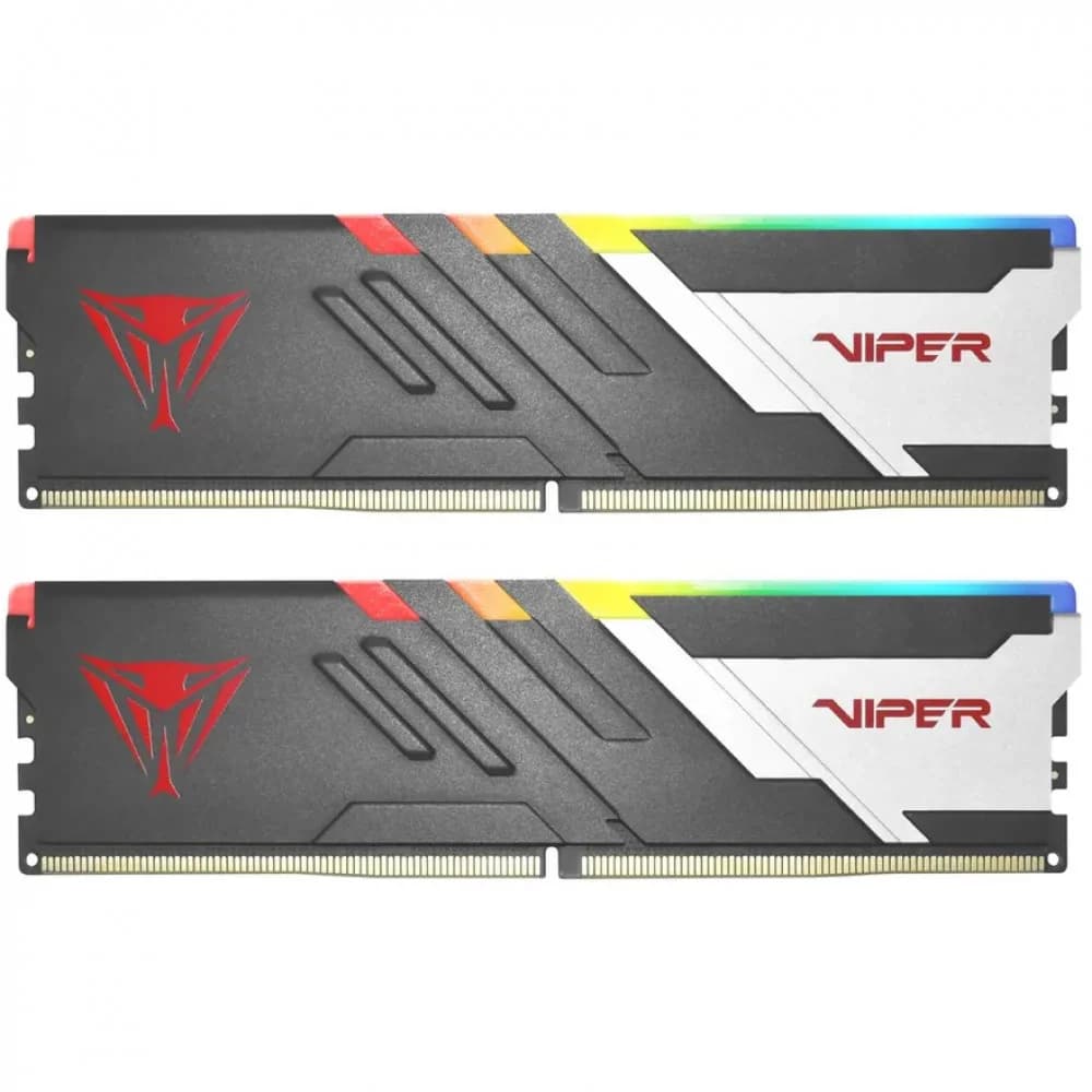 Память DDR5 2x16Gb 6400MHz Patriot PVVR532G640C32K Viper Venom RGB RTL Gaming PC5-51200 CL32 DIMM 288-pin 1.4В kit с радиатором Ret