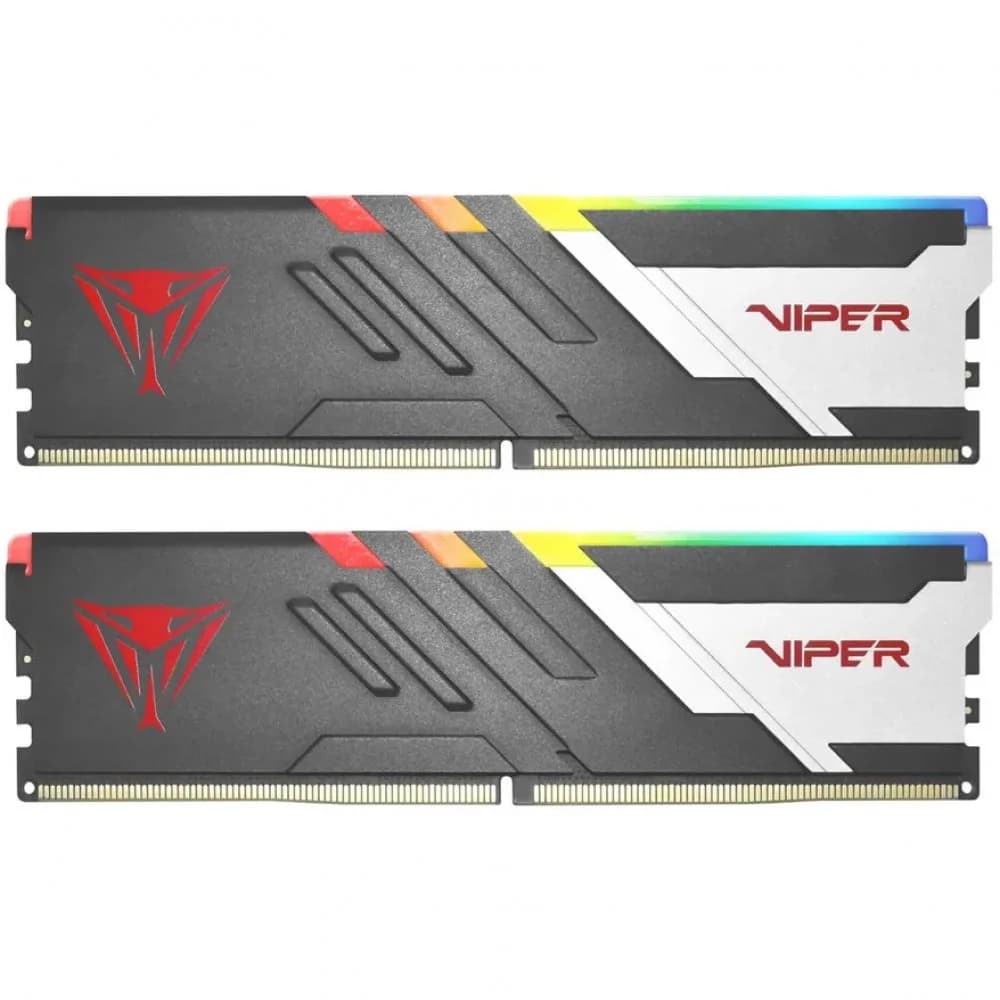 Память DDR5 2x16Gb 6800MHz Patriot PVVR532G680C34K Viper Venom RGB RTL Gaming PC5-54400 CL34 DIMM 288-pin 1.4В kit с радиатором Ret