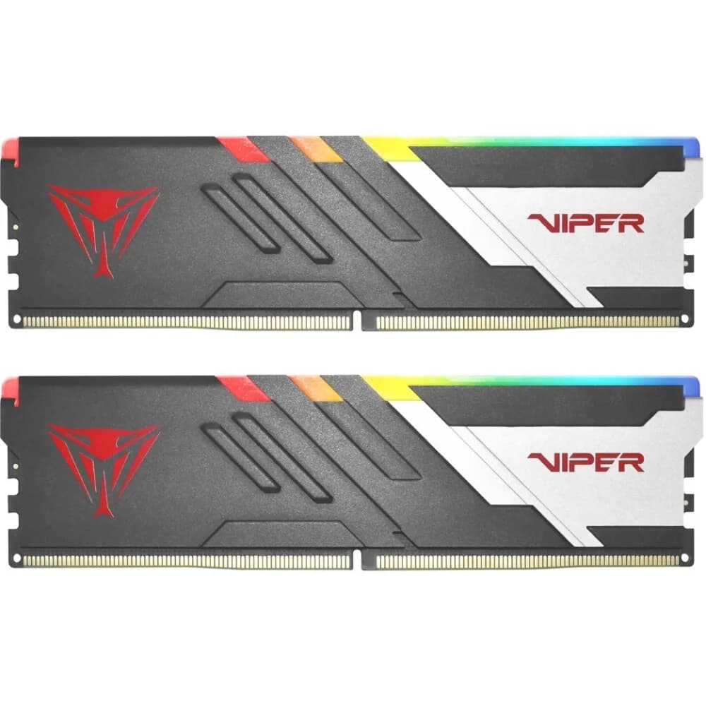 Память DDR5 2x16Gb 7400MHz Patriot PVVR532G740C36K Viper Venom RGB RTL Gaming PC5-59200 CL36 DIMM 288-pin 1.45В kit с радиатором Ret