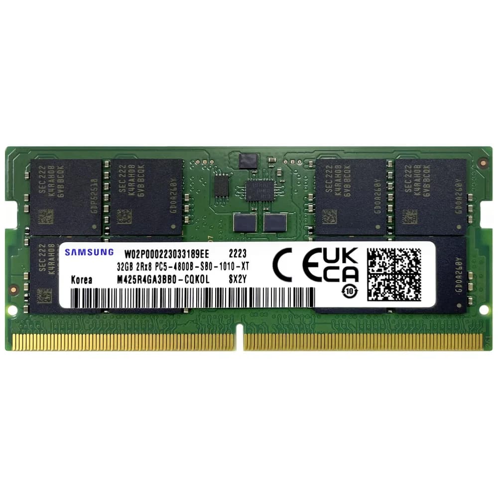 Оперативная память для ноутбука 32GB DDR5 4800MHz Samsung SO-DIMM, 1.1V, M425R4GA3BB0-CQKOL