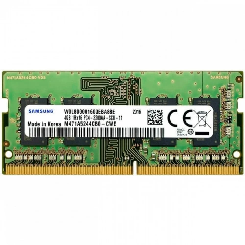 SO-DIMM 4GB DDR4 PC25600/3200Mhz Samsung, CL22, 1.2V, Single rank, OEM
