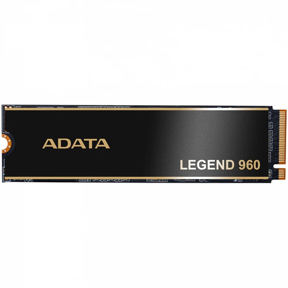 Твердотельный накопитель/ ADATA SSD LEGEND 960, 4000GB, M.2(22x80mm), NVMe 1.4, PCIe 4.0 x4, 3D NAND, R/W 7400/6800MB/s, IOPs 700 000/550 000, DRAM buffer 4000MB, TBW 3120, DWPD 0.43, with Heat Spre