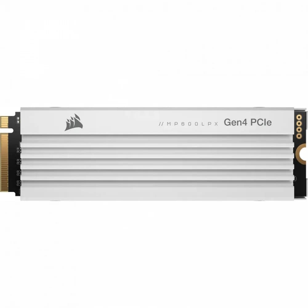 SSD M.2 PCIe 1 TB Corsair MP600 PRO LPX, CSSD-F1000GBMP600PLPW, PCIe 4.0 x4, NVMe, white