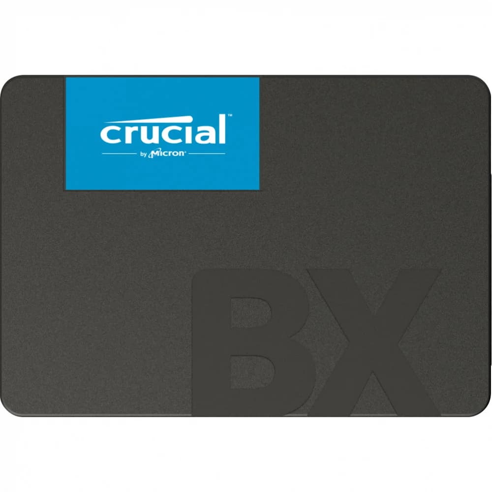 2.5" 500GB Crucial BX500 Client SSD CT500BX500SSD1 7mm, SATA3, 3D TLC, R/W 550/500MB/s, IOPs 95 000/61 000, TBW 120, DWPD 0.2 (929693)