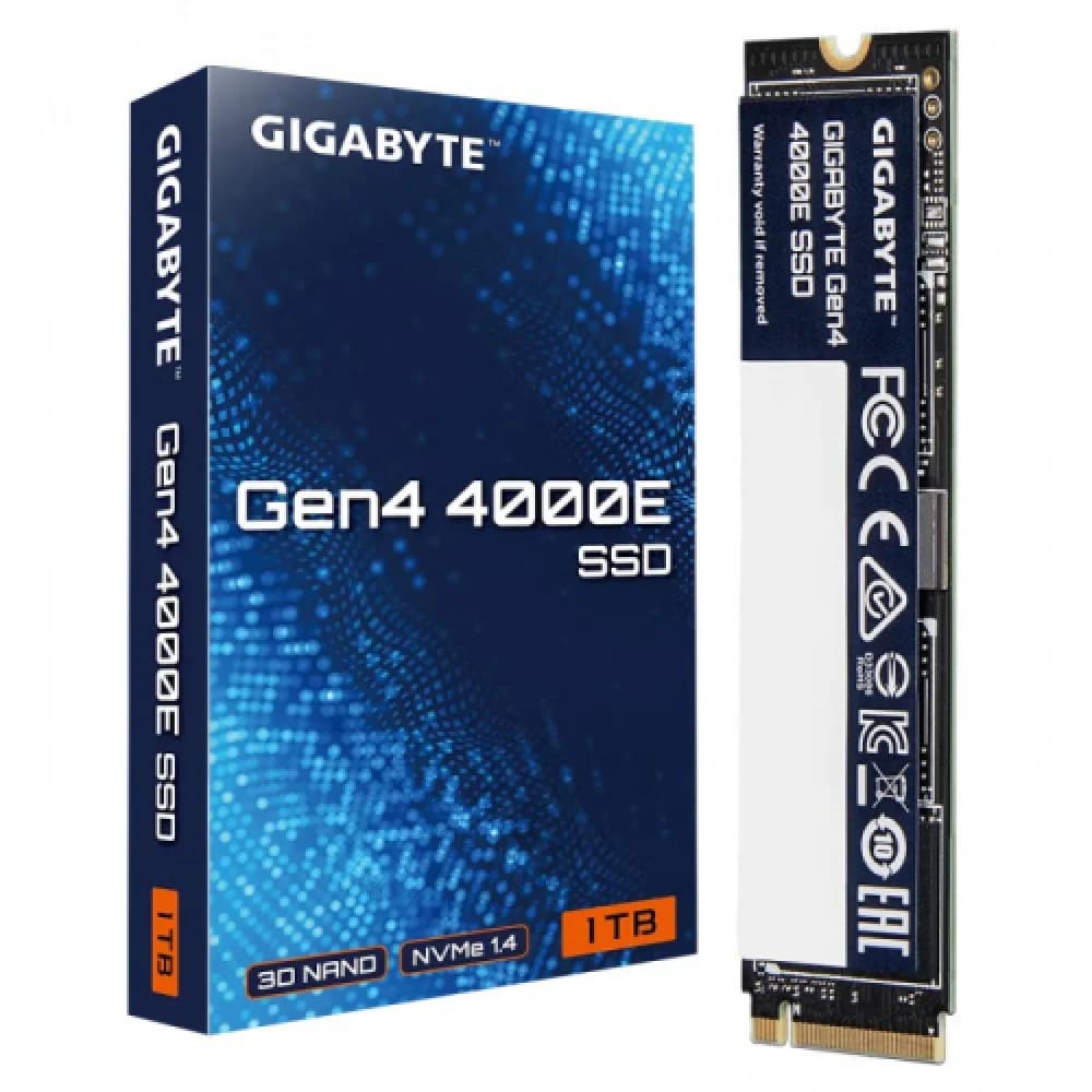 SSD 1TB Gigabyte Gen4 4000E, M.2, read 4000 MB/s, write 3900 MB/s