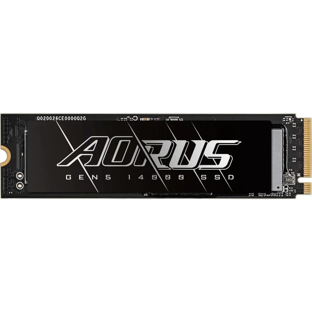 Твердотельный накопитель SSD Gigabyte 4TB M.2 2280 AORUS Gen5 14000 AG514K4TB PCI-Express 5.0x4, NVMe 2.0, 3D TLC NAND, Phison PS5026-E26
