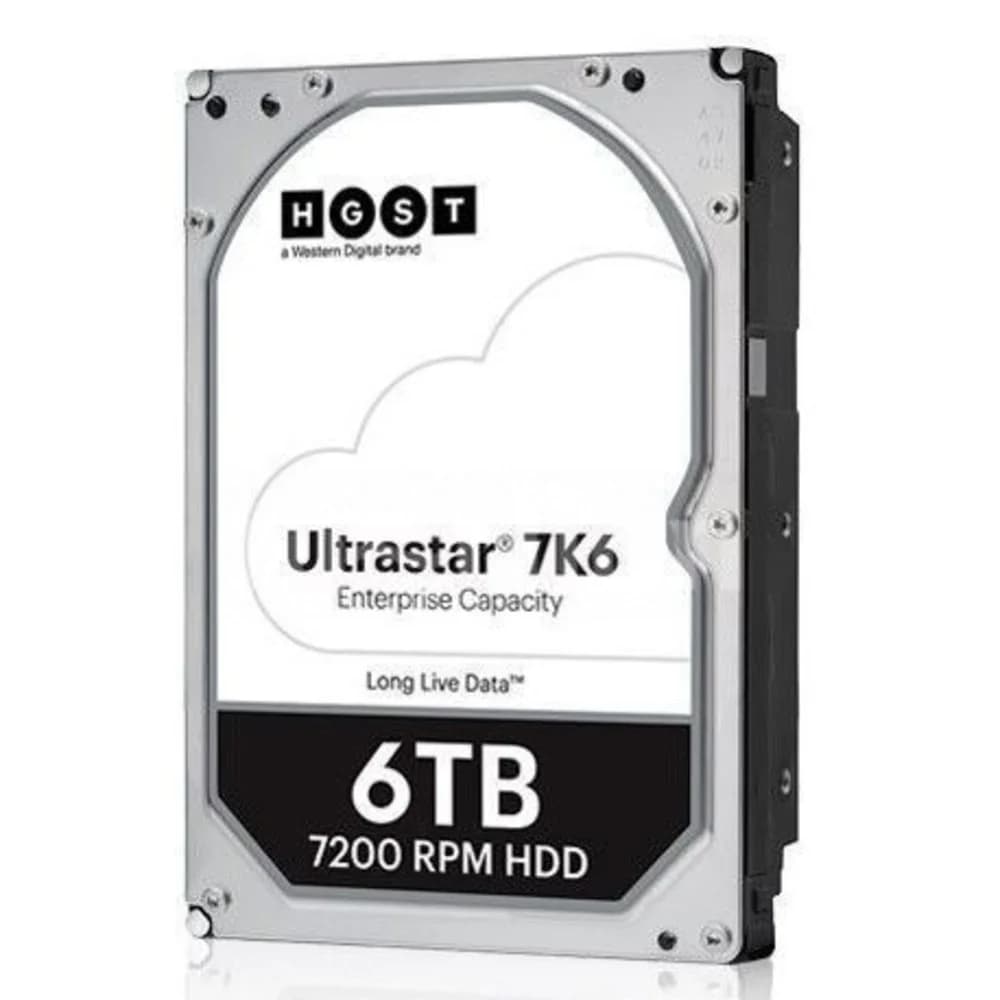 HDD Server WD/HGST Ultrastar 7K6 (3.5’’, 6TB, 256MB, 7200 RPM, SAS 12Gb/s, 512E SE), SKU: 0B36047
