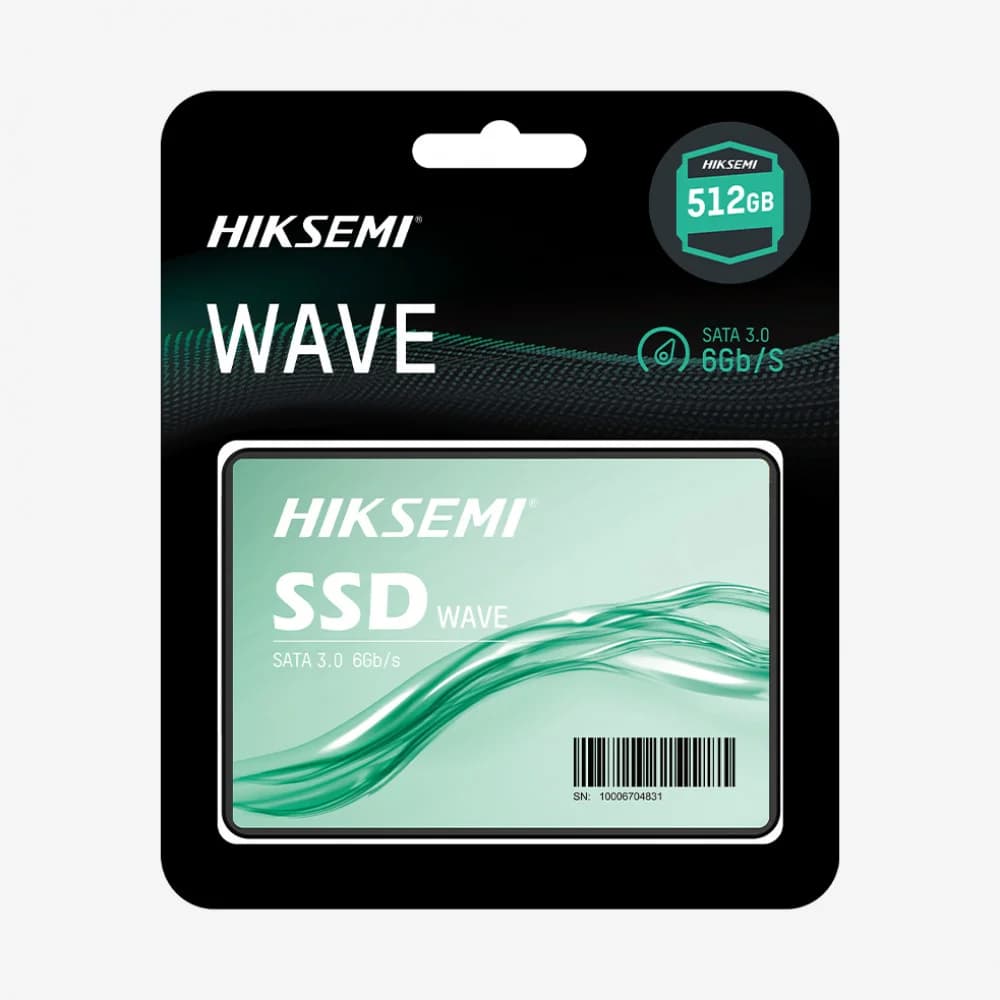 SSD SATA 512 GB Hiksemi (Hikvision), HS-SSD-WAVE(S) 512G, SATA 6Gb/s