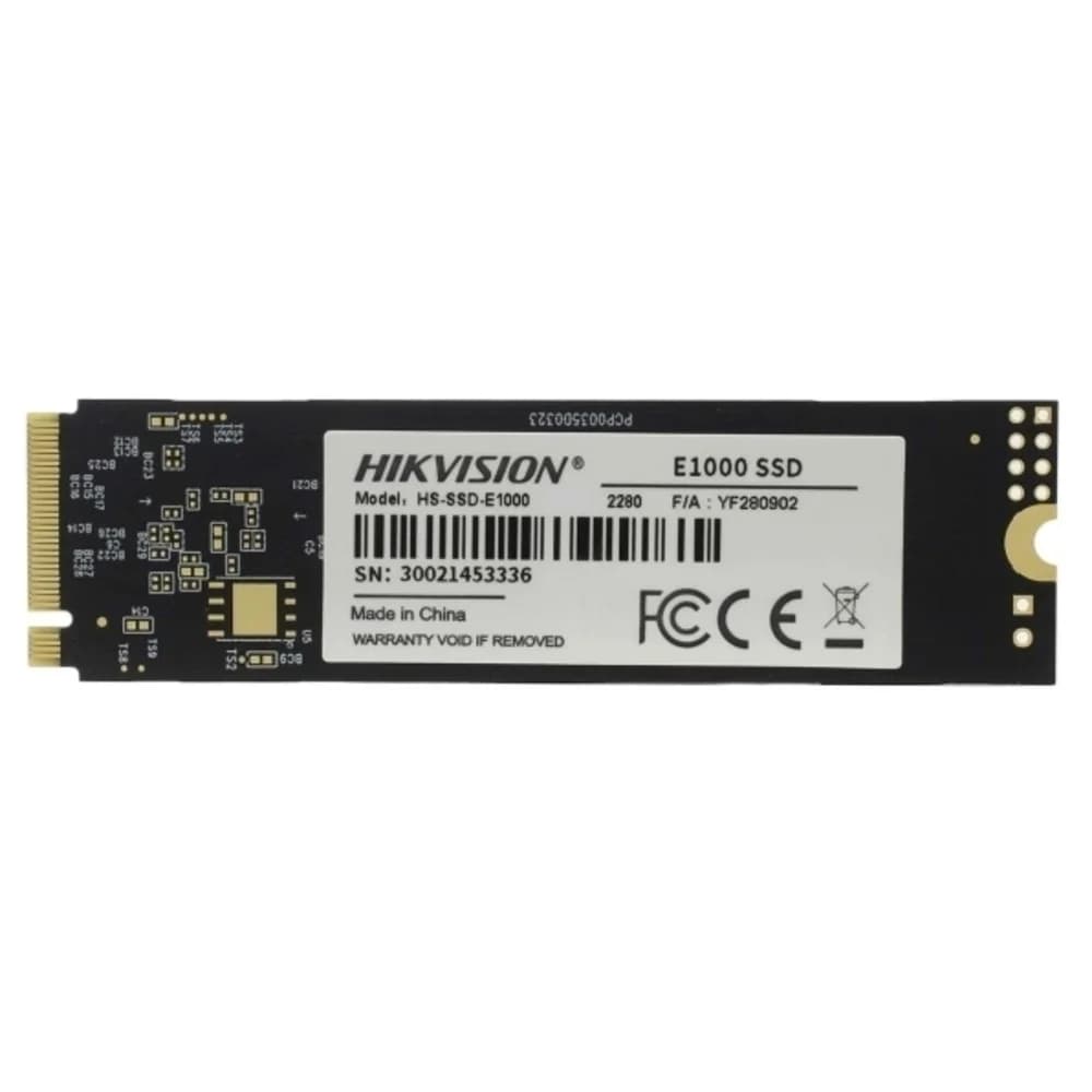 SSD M.2 HIKVision 1024GB E1000 Series (PCI-E 3.0 x4, up to 2100/1800MBs, 3D TLC, NVMe, 22x80mm)