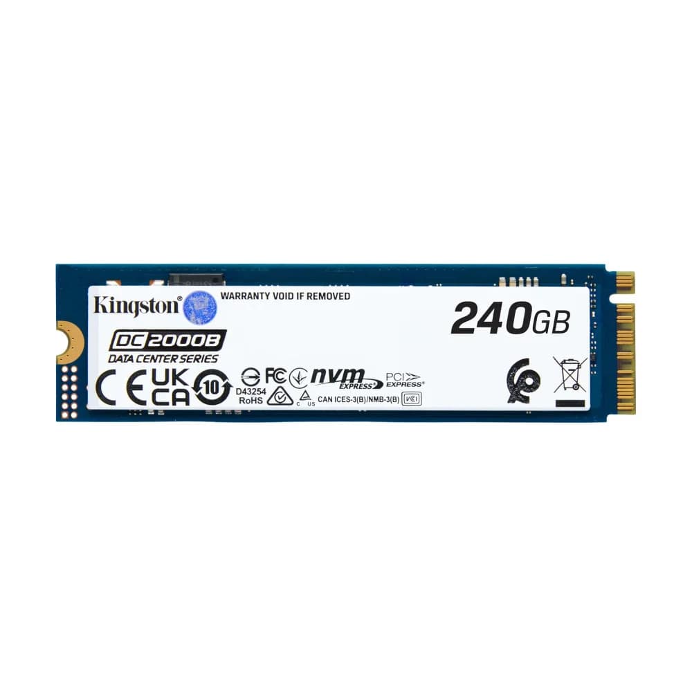 Твердотельный накопитель SSD 240 Gb, Kingston DC2000B, SEDC2000BYM8/240GB, M.2 PCIe Gen4 NVMe SEDC2000BYM8/240GB