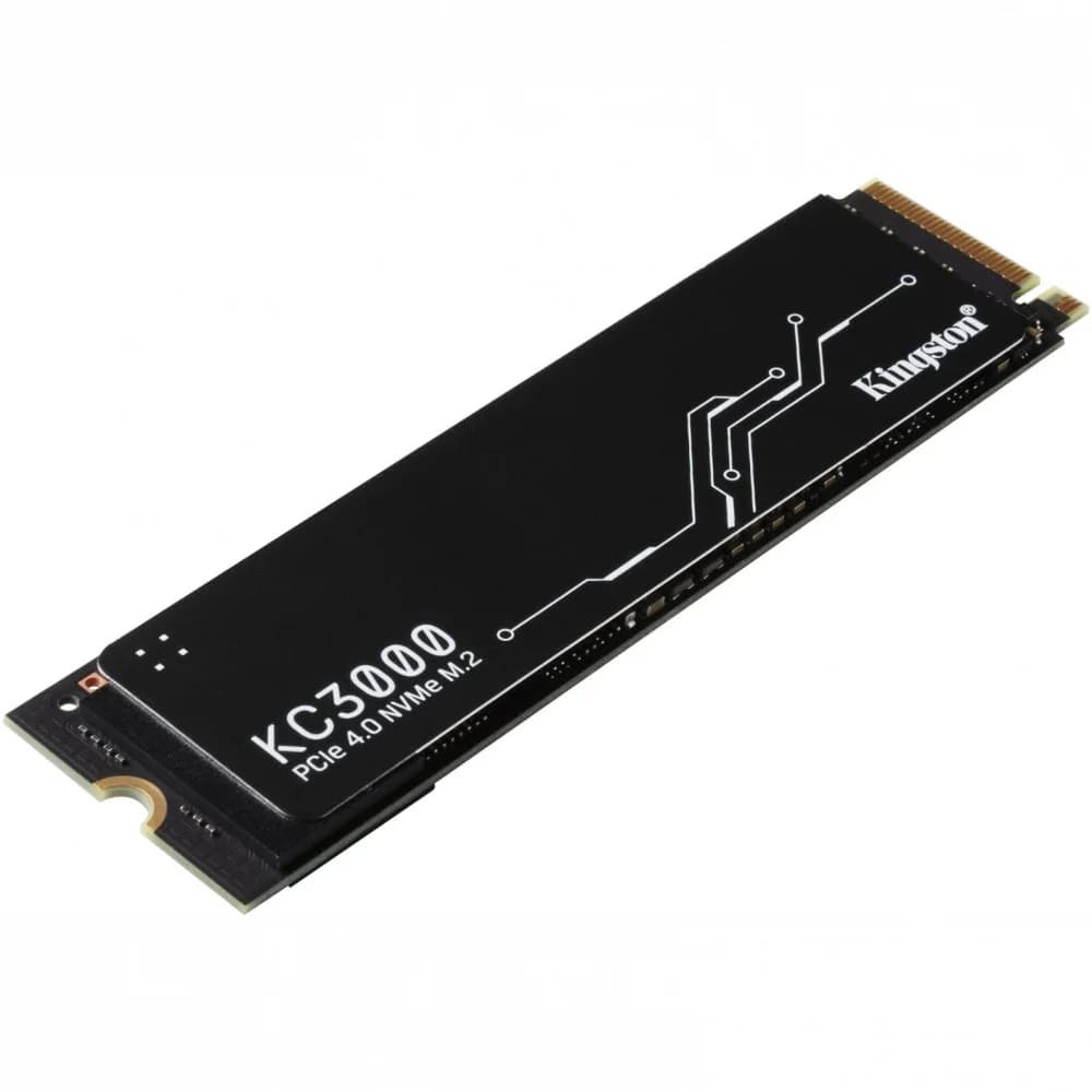 M.2 2280 2048GB Kingston KC3000 Client SSD SKC3000D/2048G PCIe 4.0 NVMe, 7000/7000, IOPS 1000/1000K, MTBF 1.8M, 3D TLC, 1600TBW, 0.71DWPD, with Heat Spreader (5 лет), RTL